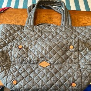 MZ Wallace x Barre3 gray metro tote